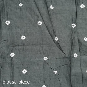 Kutch Bandhani Tie-Dye Cotton Saree 09
