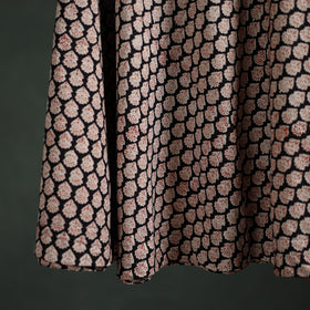 Bagru Hand Block Print Natural Dyed Cotton Wrap Around Skirt 21