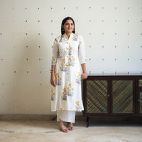 Sanganeri print Kurta