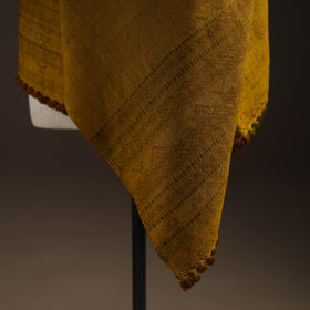 Kutch Bhujodi Handwoven Merino Wool Dhabla Shawl 24