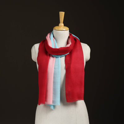 Two Shaded Diamond Weave Fine Wool Stole for Women 74