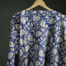 Bagru Hand Block Print Natural Dyed Cotton Wrap Around Skirt 01