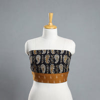 Block Printed Cotton Bagru Blouse Piece 04