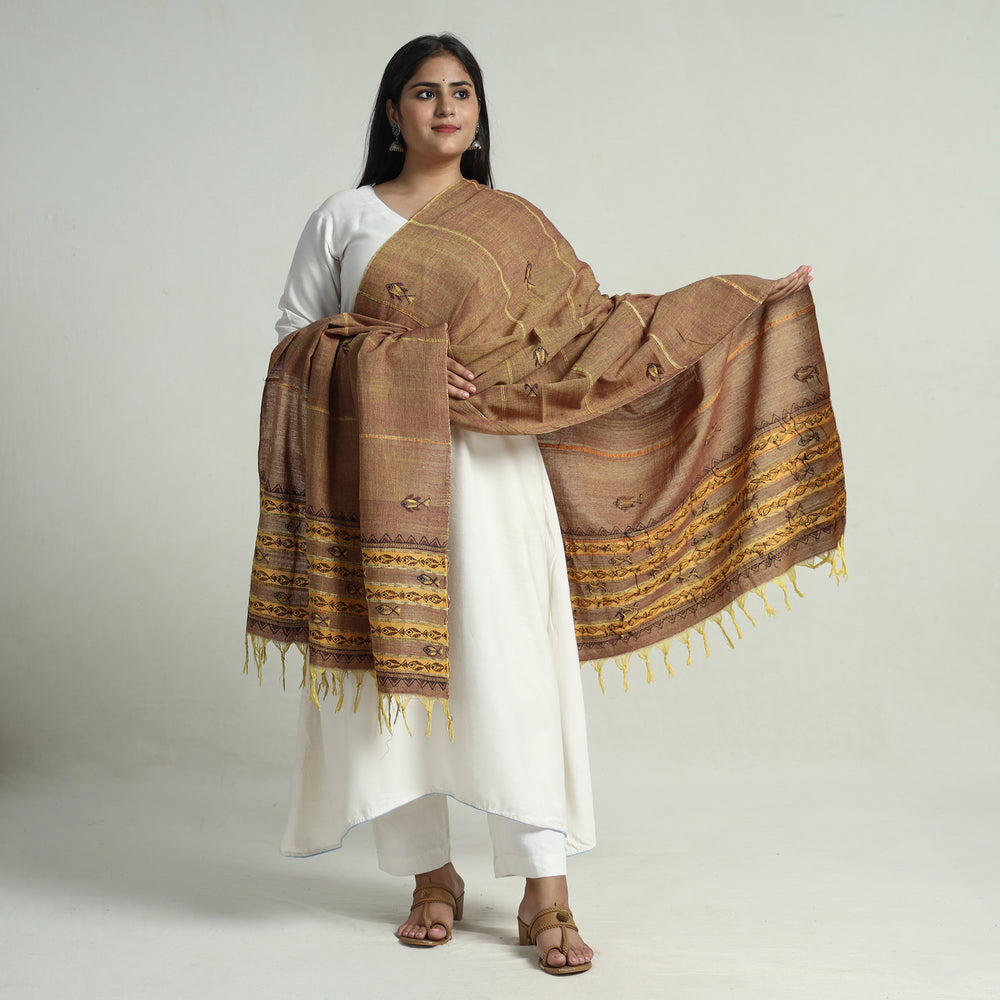 Kantha Embroidery Dupatta