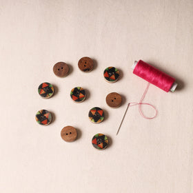 1.9cm Handmade Sambhal Clothing Button (Set of 10)