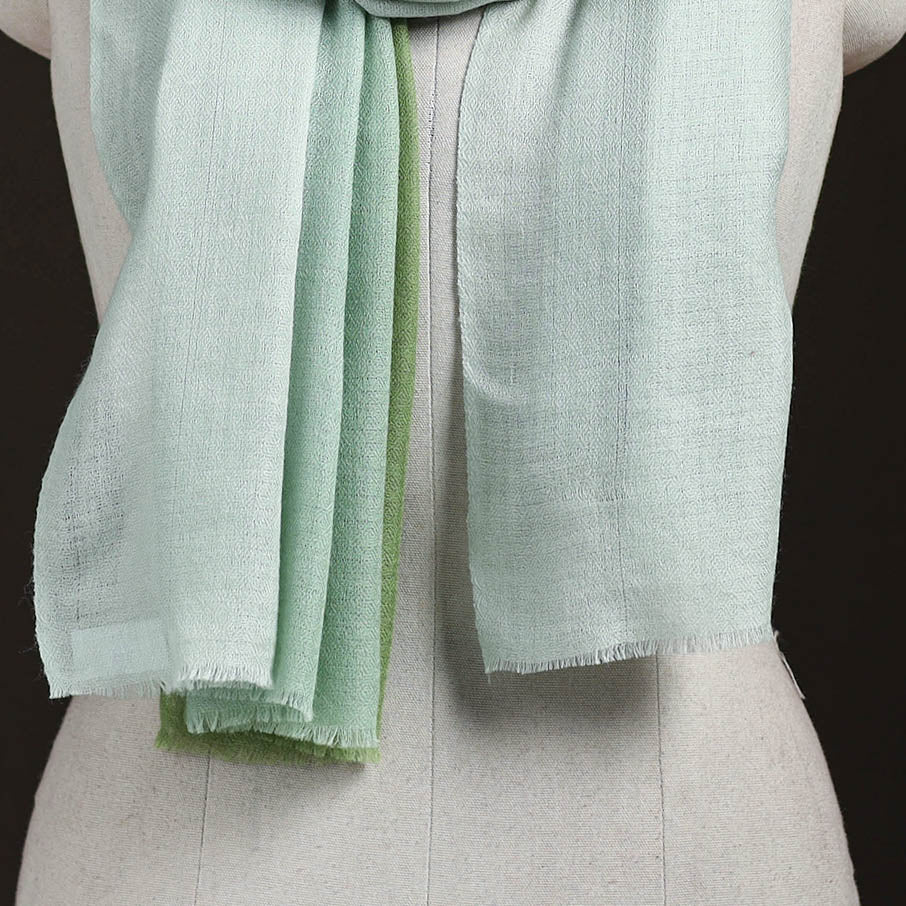 Two Shaded Diamond Weave Fine Wool Stole for Women 75