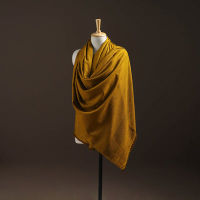 Kutch Bhujodi Handwoven Merino Wool Dhabla Shawl 25