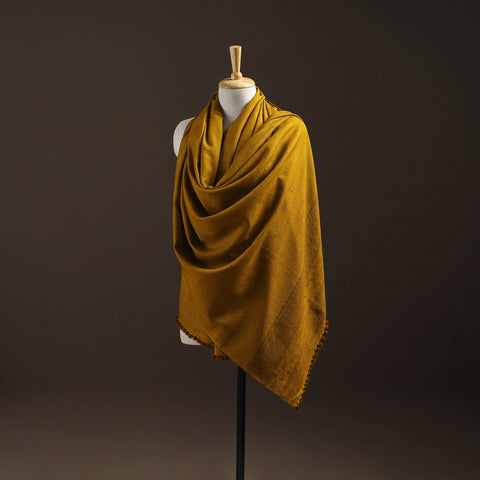 Kutch Bhujodi Handwoven Merino Wool Dhabla Shawl 25