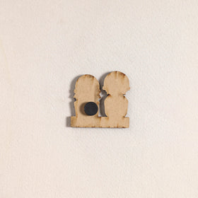 Maharashtrian Couple Handpainted Fridge Magnet 31