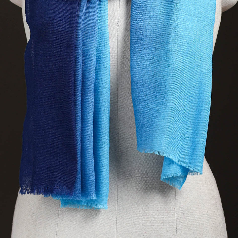 Two Shaded Diamond Weave Fine Wool Stole for Women 76