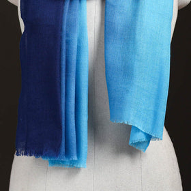 Two Shaded Diamond Weave Fine Wool Stole for Women 76