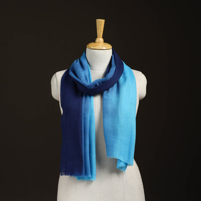 Two Shaded Diamond Weave Fine Wool Stole for Women 76