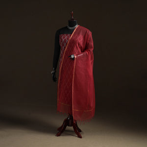 Plain Cotton Kota Doria Dupatta 32