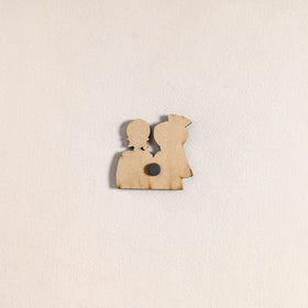 Punjabi Couple Handpainted Fridge Magnet 36