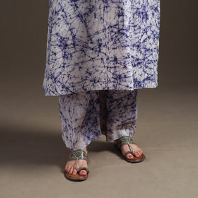 Hand Batik Print Cotton Straight Kurta with Palazzo Set for women 18