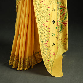 Hand Embroidered Silk Saree 56