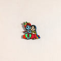 Radha Krishna Couple Handpainted Fridge Magnet 37