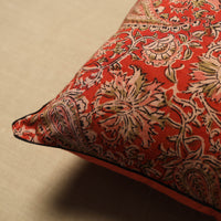 Orange - Kalamkari Printed Cushion Cover 4