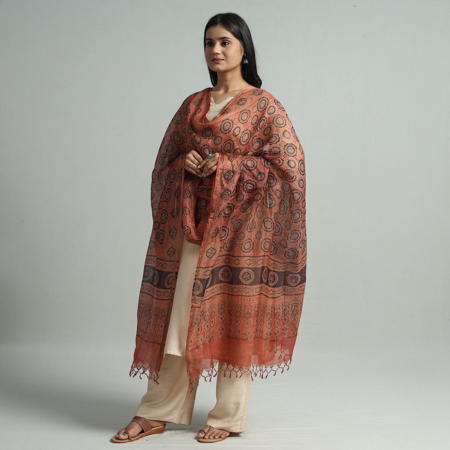 Ajrakh Dupatta