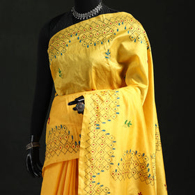 Hand Embroidered Silk Saree 57