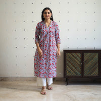 Sanganeri print Kurta