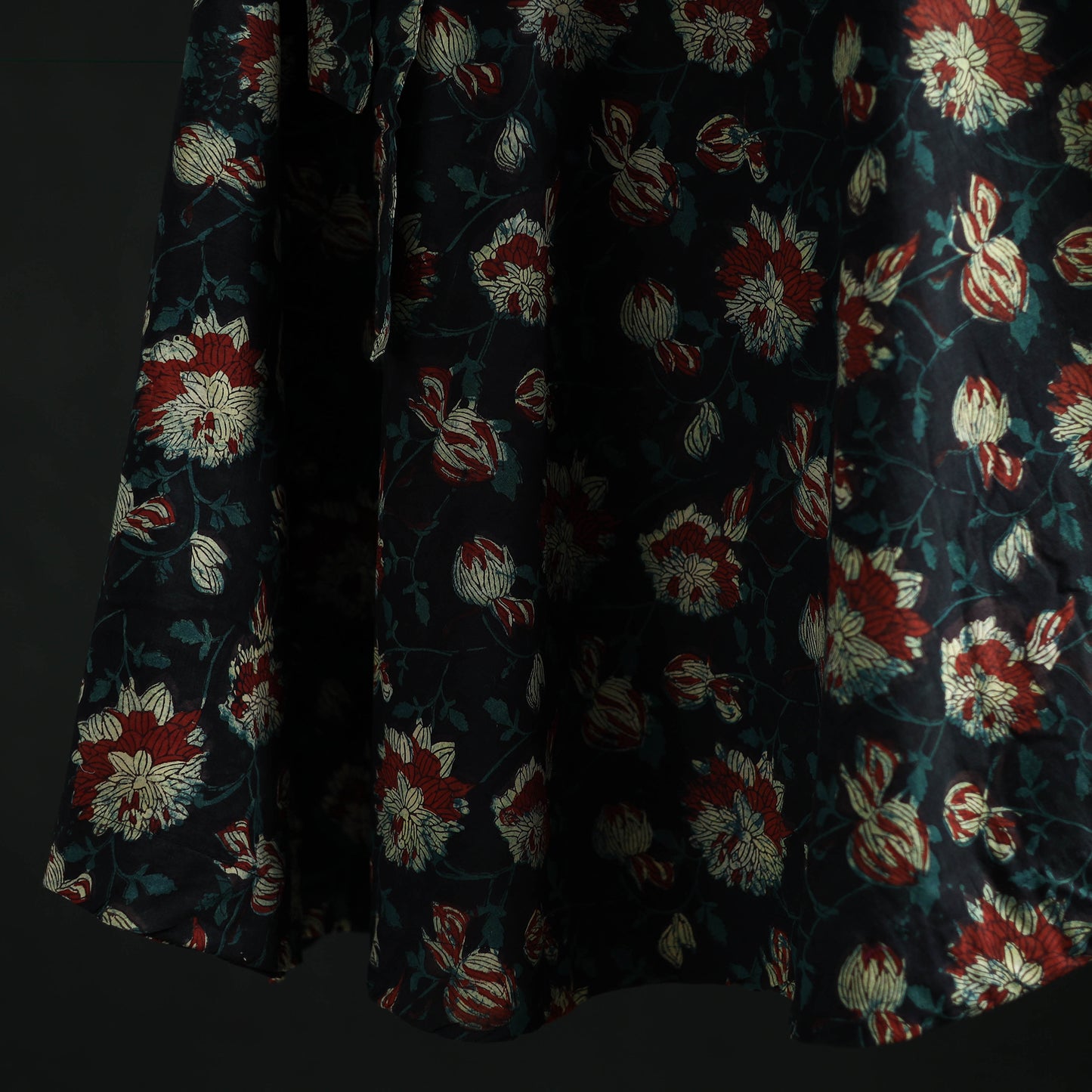 Bagru Hand Block Print Cotton Wrap Around Skirt 03