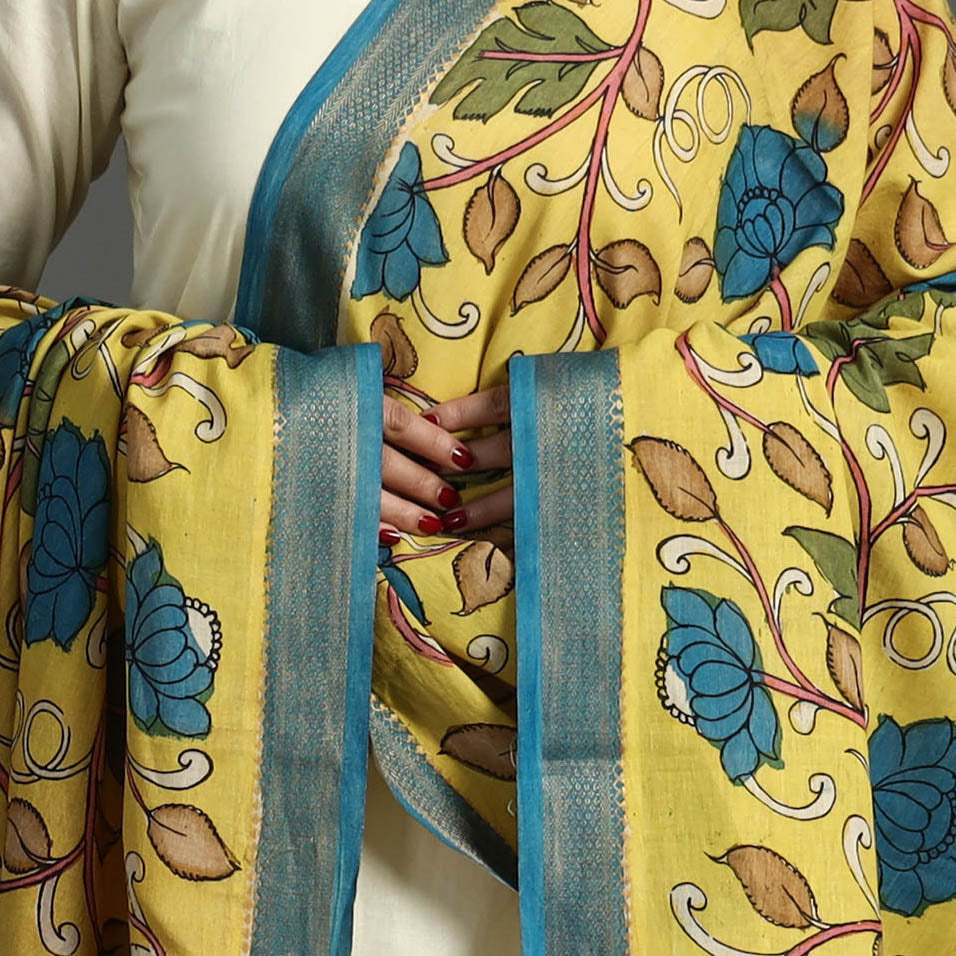 Kalamkari Handpainted Dupatta