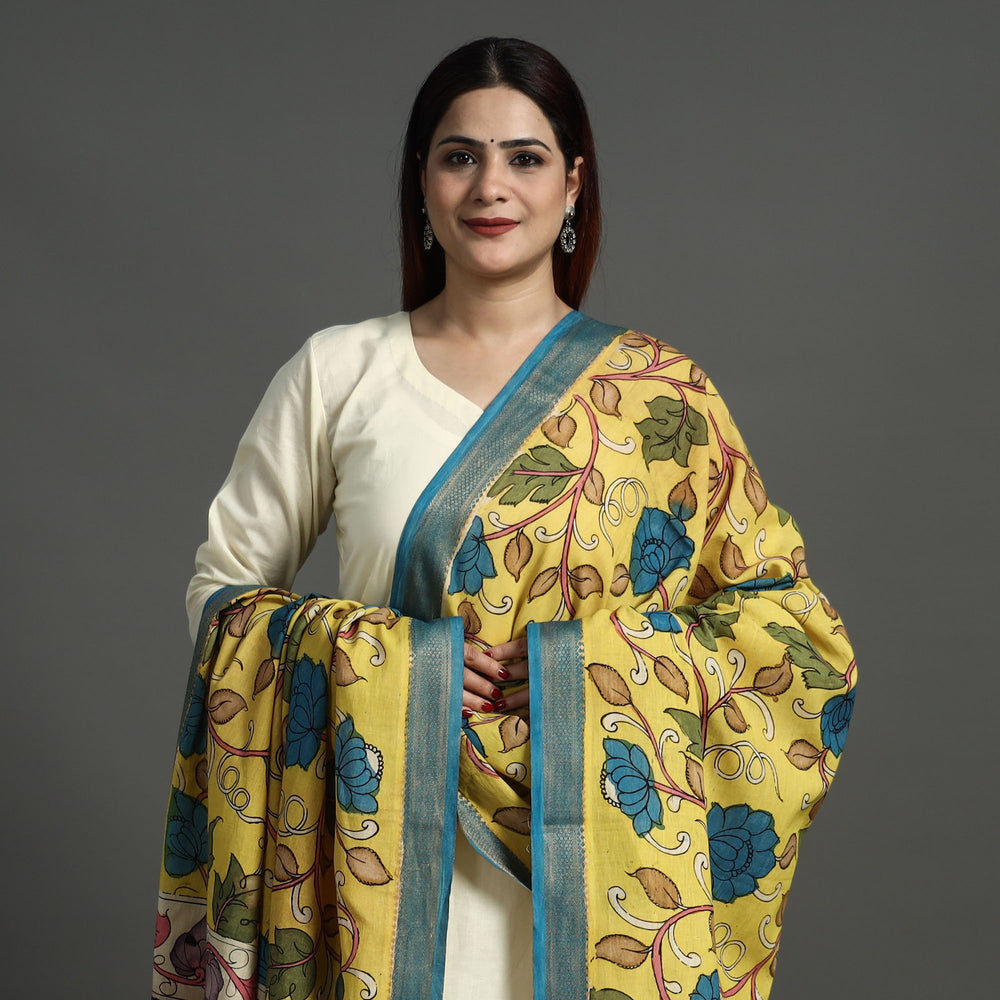 Kalamkari Handpainted Dupatta