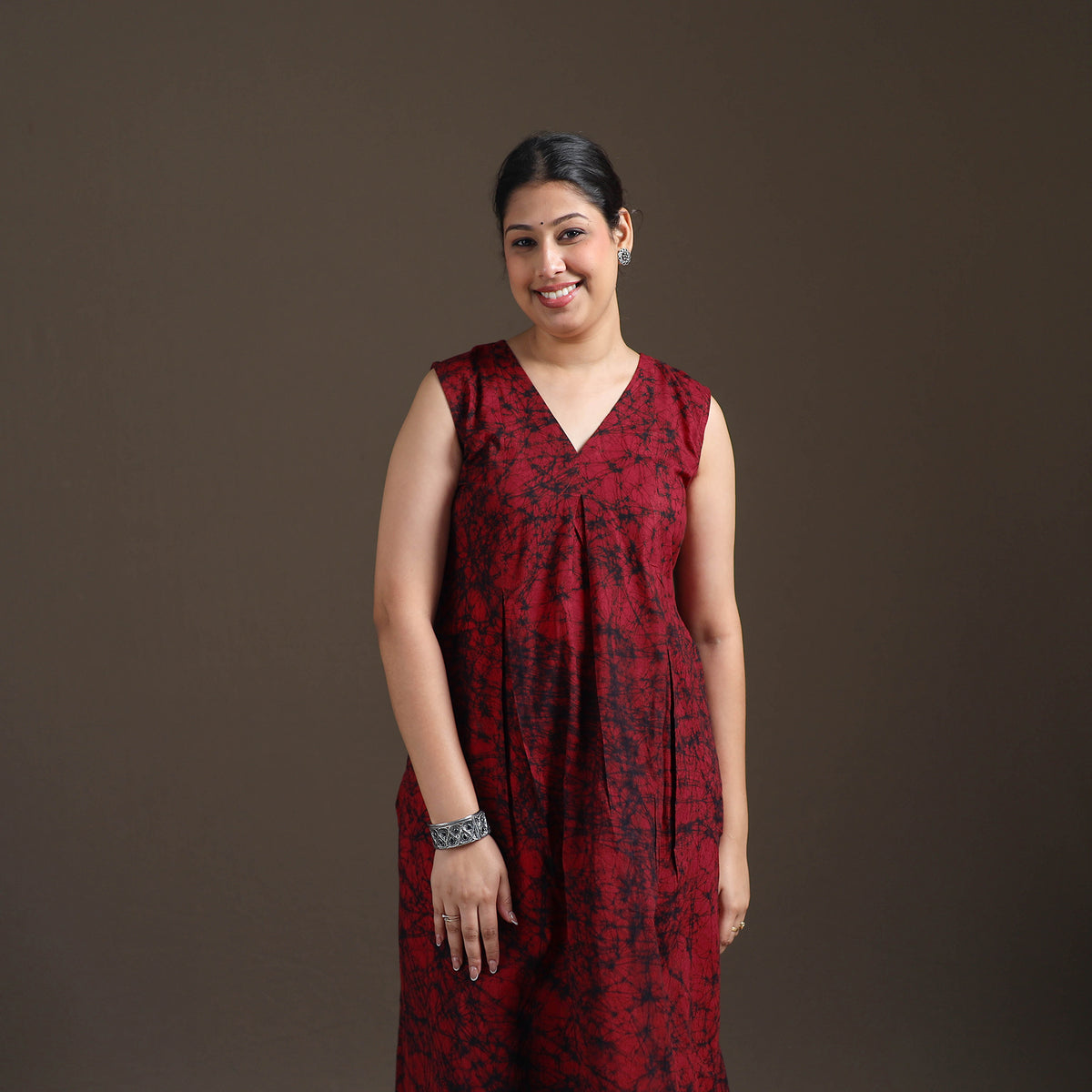 Hand Batik Print Cotton Straight Kurta with Palazzo Set for women 15