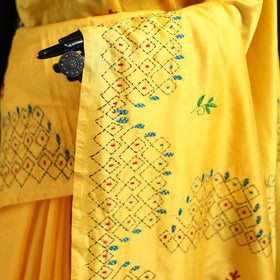Hand Embroidered Silk Saree 57