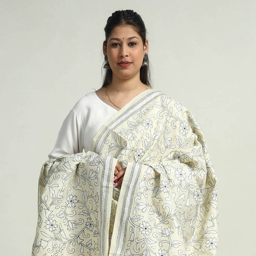 Kantha Embroidery Dupatta