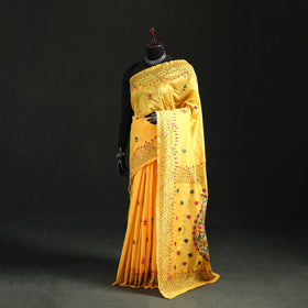 Hand Embroidered Silk Saree 58