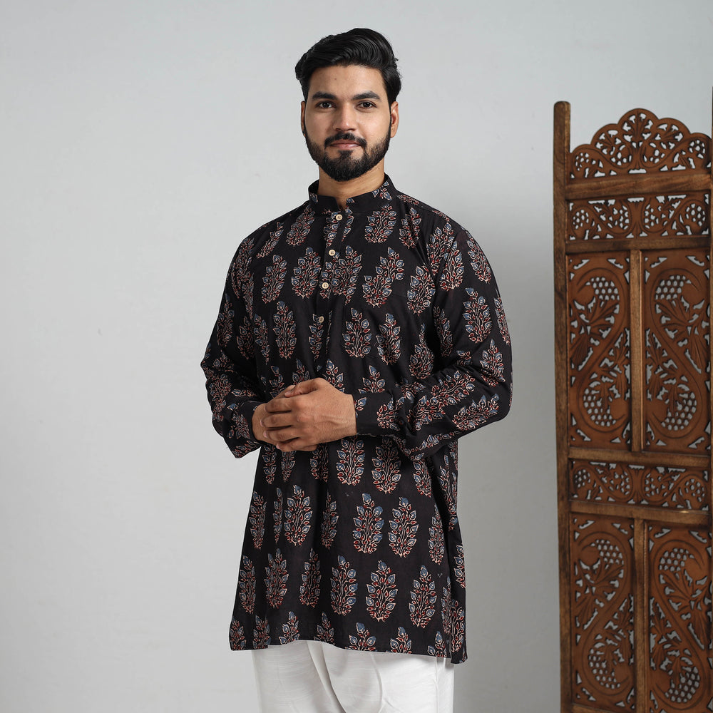 ajrakh Men's short kurta