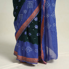 Green Kutch Tie-Dye Bandhani Saree 