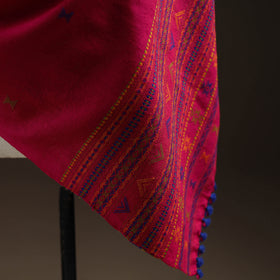 Kutch Bhujodi Handwoven Merino Wool Dhabla Shawl 28