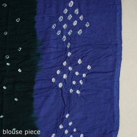 Green Kutch Tie-Dye Bandhani Saree 