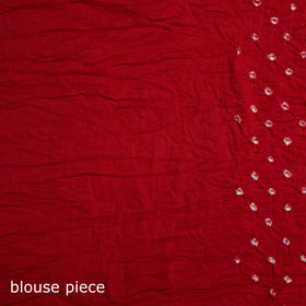 Kutch Bandhani Tie-Dye Cotton Saree 34