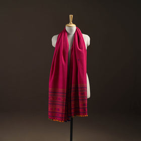 Kutch Bhujodi Handwoven Merino Wool Dhabla Shawl 28