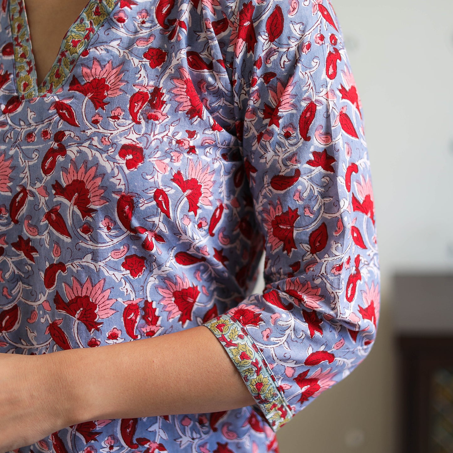 Sanganeri print Kurta