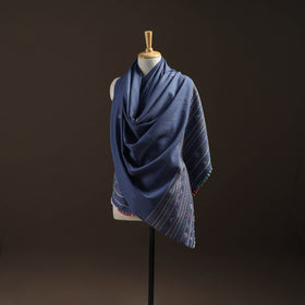 Kutch Bhujodi Handwoven Merino Wool Dhabla Shawl 29