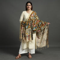 kalamkari handpainted dupatta