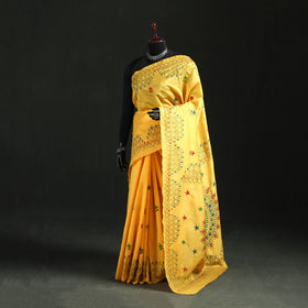 Hand Embroidered Silk Saree 59