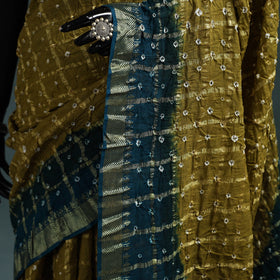 Kutch Tie-Dye Bandhani Cotton Saree with Blouse Piece 01
