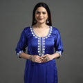 embroidery silk kurta