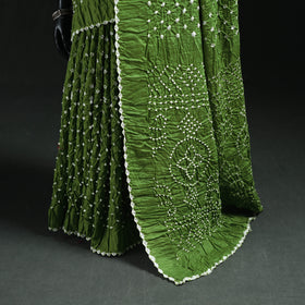 Kutch Bandhani Tie-Dye Cotton Saree 35