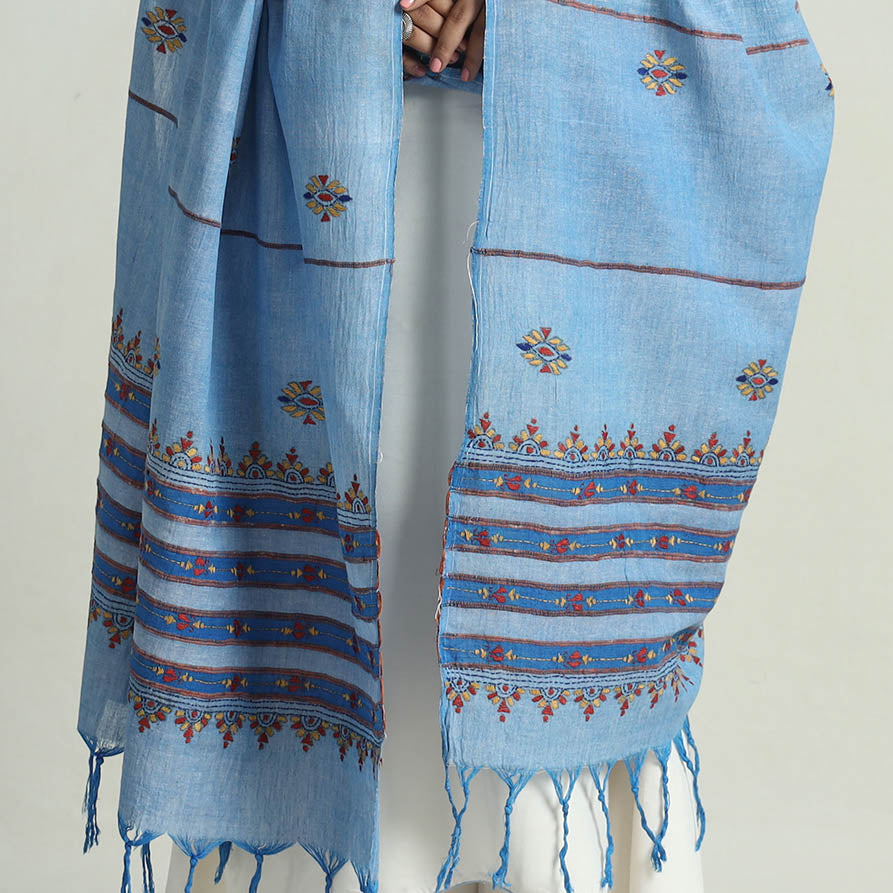 Kantha Embroidery Dupatta