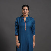 Zoohi Plain Merino Woolen Kurta