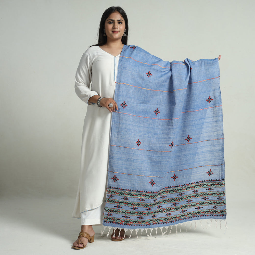 Kantha Embroidery Dupatta