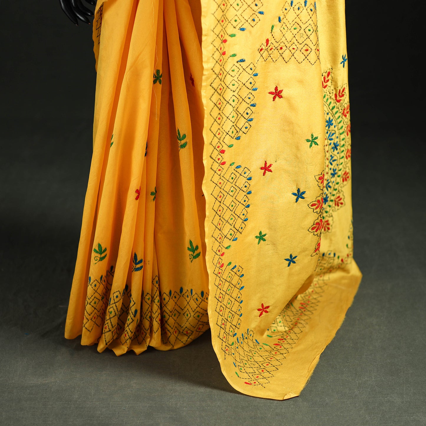 Hand Embroidered Silk Saree 59