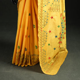 Hand Embroidered Silk Saree 59